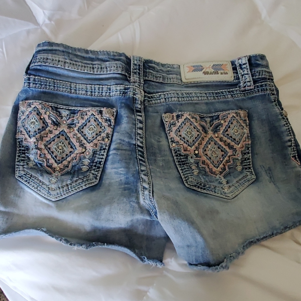 Grace in LA shorts